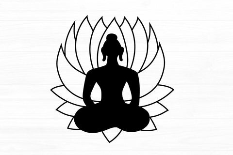 Yoga Lotus Mandala Design SVG zoellartz 