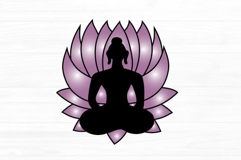 Yoga Lotus Mandala Design SVG zoellartz 