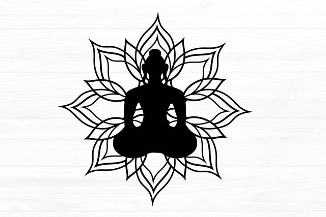Yoga Mandala Design SVG zoellartz 