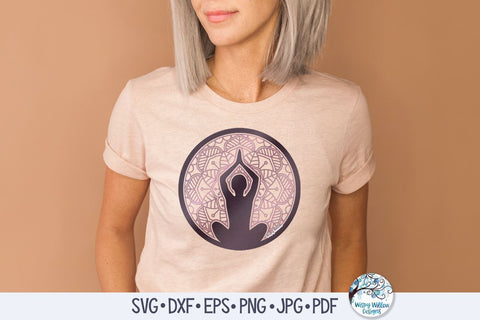 Yoga Mandala SVG SVG Wispy Willow Designs 