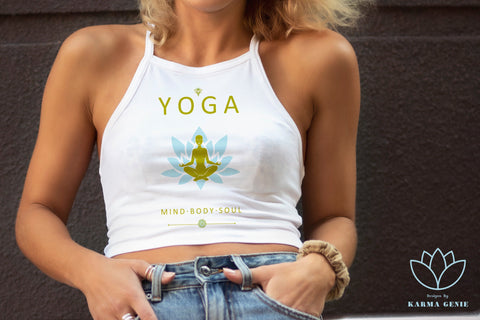 Yoga Meditation Svg Png - Mind Body Soul Graphic Sublimation SVG Karma Genie Graphics 