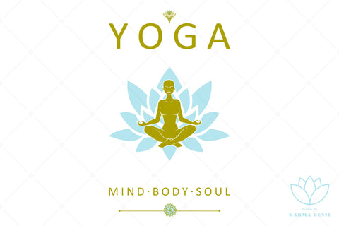 Yoga Meditation Svg Png - Mind Body Soul Graphic Sublimation SVG Karma Genie Graphics 