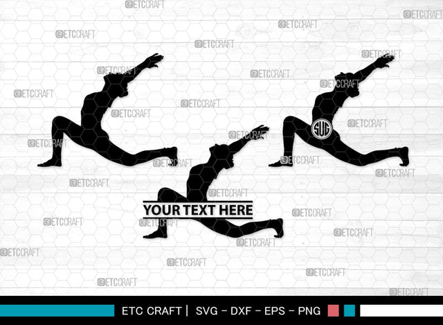 Yoga Monogram, Yoga Silhouette, Yoga SVG, Yoga Pose Svg, Meditation Svg, Fitness Svg, SB00422 SVG ETC Craft 