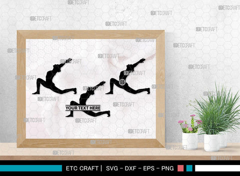 Yoga Monogram, Yoga Silhouette, Yoga SVG, Yoga Pose Svg, Meditation Svg, Fitness Svg, SB00422 SVG ETC Craft 