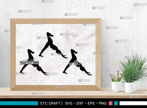 Yoga Monogram, Yoga Silhouette, Yoga SVG, Yoga Pose Svg, Meditation Svg, Fitness Svg, SB00422 SVG ETC Craft 