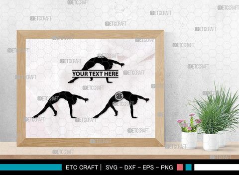 Yoga Monogram, Yoga Silhouette, Yoga SVG, Yoga Pose Svg, Meditation Svg, Fitness Svg, SB00422 SVG ETC Craft 