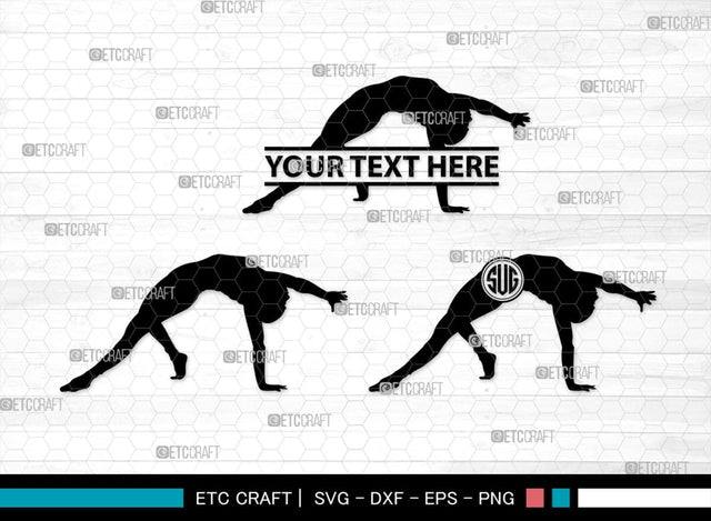 Yoga Monogram, Yoga Silhouette, Yoga SVG, Yoga Pose Svg, Meditation Svg, Fitness Svg, SB00422 SVG ETC Craft 