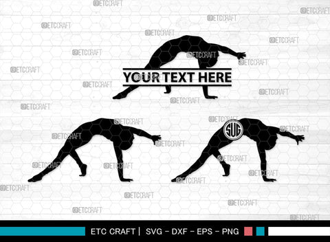 Yoga Monogram, Yoga Silhouette, Yoga SVG, Yoga Pose Svg, Meditation Svg, Fitness Svg, SB00422 SVG ETC Craft 
