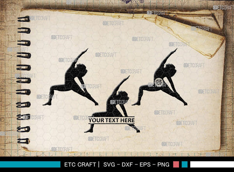 Yoga Monogram, Yoga Silhouette, Yoga SVG, Yoga Pose Svg, Meditation Svg, Fitness Svg, SB00422 SVG ETC Craft 