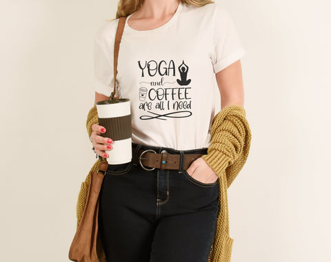 Yoga Quotes SVG Bundle, 6 Designs, Yoga Sayings SVG, Yoga Shirt SVG, First I Do The Yoga Then I Do The Things SVG, I Do Yoga Because Punching People Is Frowned Upon SVG SVG HappyDesignStudio 