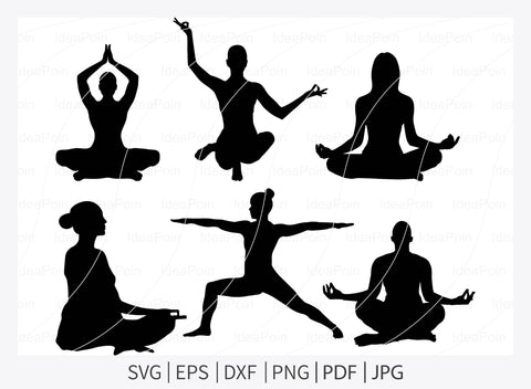 Vector Outline Kids Yoga Poses Isolated On White Background Stock  Illustration - Download Image Now - iStock