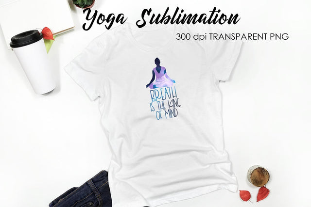 Yoga Sublimation | Meditation Quotes Sublimation Fly Design 