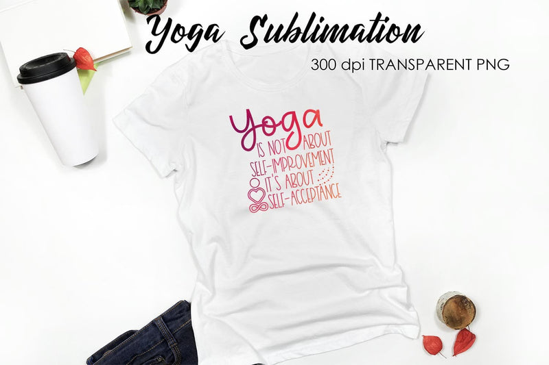 Yoga Sublimation | Meditation Quotes Sublimation Fly Design 