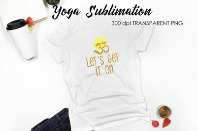 Yoga Sublimation | Meditation Quotes Sublimation Fly Design 