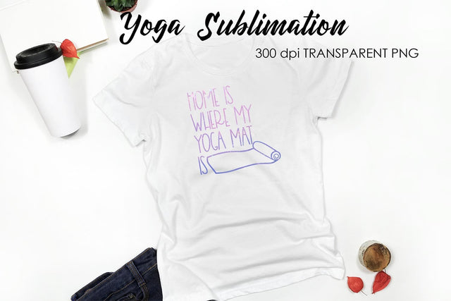 Yoga Sublimation | Meditation Quotes Sublimation Fly Design 