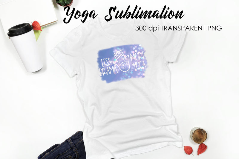 Yoga Sublimation | Meditation Quotes Sublimation Fly Design 