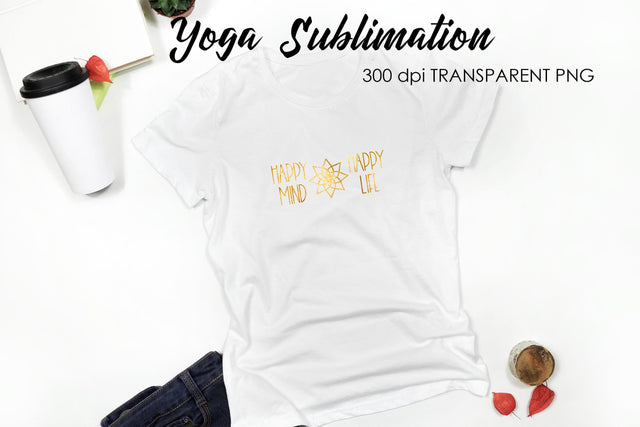 Yoga Sublimation | Meditation Quotes Sublimation Fly Design 