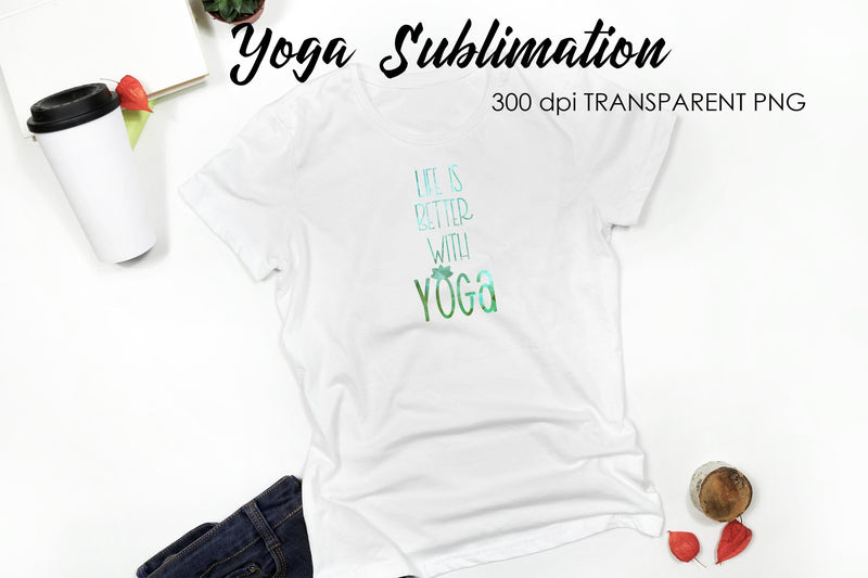 Yoga Sublimation | Meditation Quotes Sublimation Fly Design 