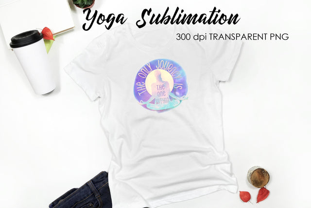 Yoga Sublimation | Meditation Quotes Sublimation Fly Design 