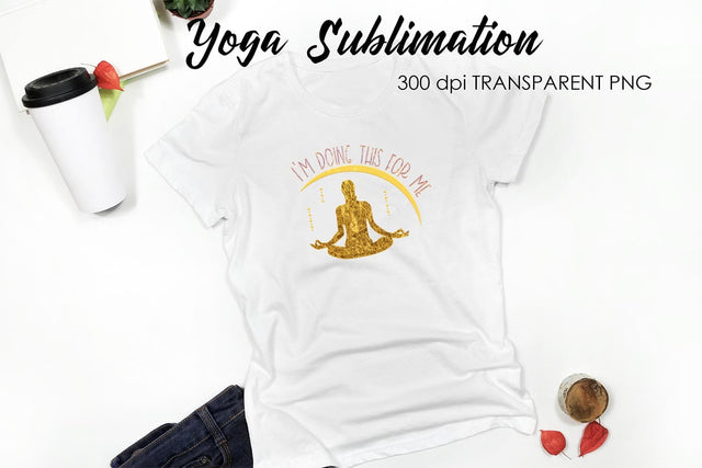 Yoga Sublimation | Meditation Quotes Sublimation Fly Design 