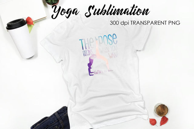 Yoga Sublimation | Meditation Quotes Sublimation Fly Design 