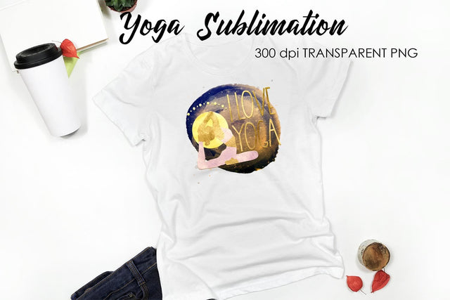 Yoga Sublimation | Meditation Quotes Sublimation Fly Design 