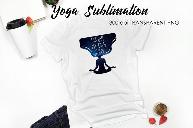 Yoga Sublimation | Meditation Quotes Sublimation Fly Design 