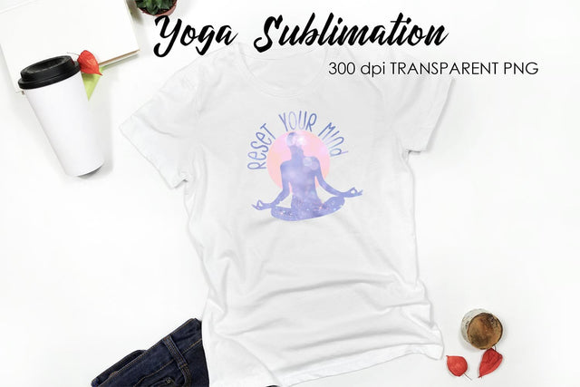 Yoga Sublimation | Meditation Quotes Sublimation Fly Design 