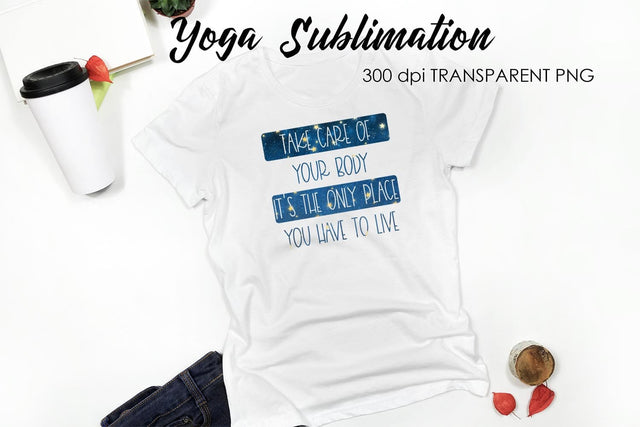 Yoga Sublimation | Meditation Quotes Sublimation Fly Design 