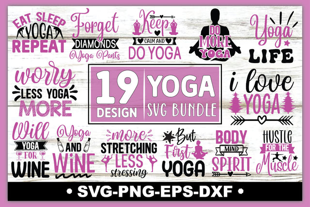 Yoga SVG Bundle SVG Ariyan 