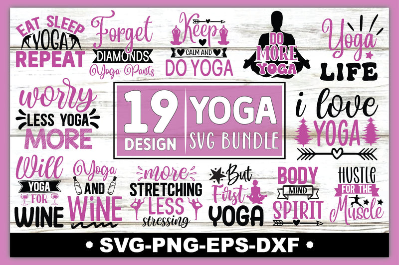 Yoga SVG Bundle SVG Ariyan 
