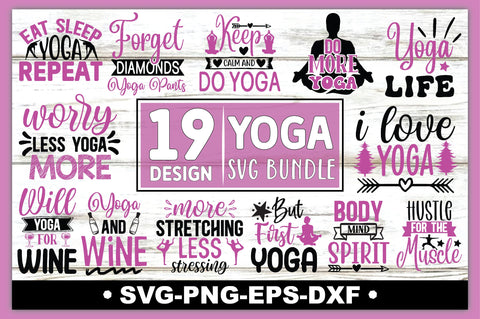 Yoga SVG Bundle SVG Ariyan 