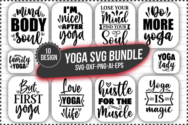 Yoga Svg Bundle SVG shah alam 