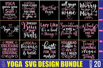 Yoga SVG Design Bundle SVG nirmal108roy 