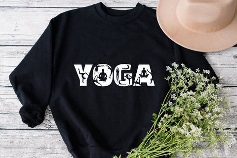 Yoga SVG, Namaste SVG, Meditation svg, Women Empowerment SVG, Girl Power, Motivational svg, Positive Quotes, Cut File for Cricut, Silhouette SVG Fauz 