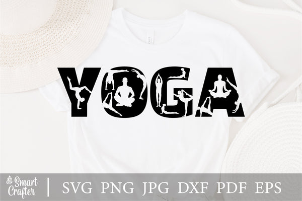 yoga svg, clipart, bundle yoga, cricut, silhouette, cutting files, T-shirt  printing, vector, design files, eps, png, dxf, svg, pdf