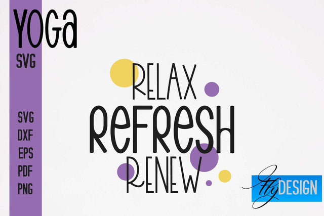 Yoga SVG | Yoga Quotes SVG Design | Sport SVG Design SVG Fly Design 