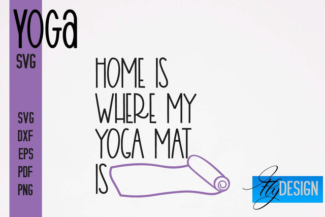 Yoga SVG | Yoga Quotes SVG Design | Sport SVG Design SVG Fly Design 