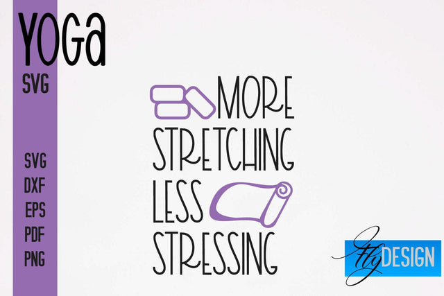 Yoga SVG | Yoga Quotes SVG Design | Sport SVG Design SVG Fly Design 