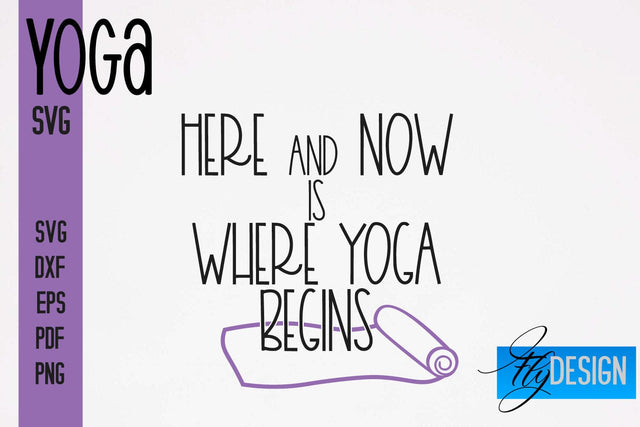Yoga SVG | Yoga Quotes SVG Design | Sport SVG Design SVG Fly Design 