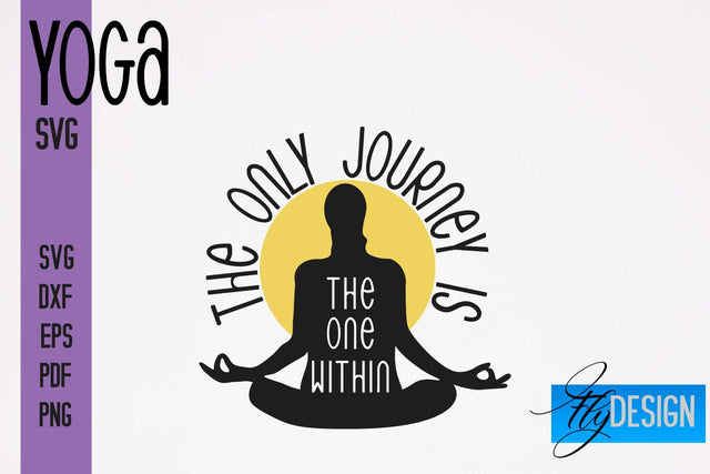 Yoga SVG | Yoga Quotes SVG Design | Sport SVG Design SVG Fly Design 