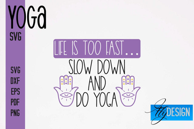 Yoga SVG | Yoga Quotes SVG Design | Sport SVG Design SVG Fly Design 