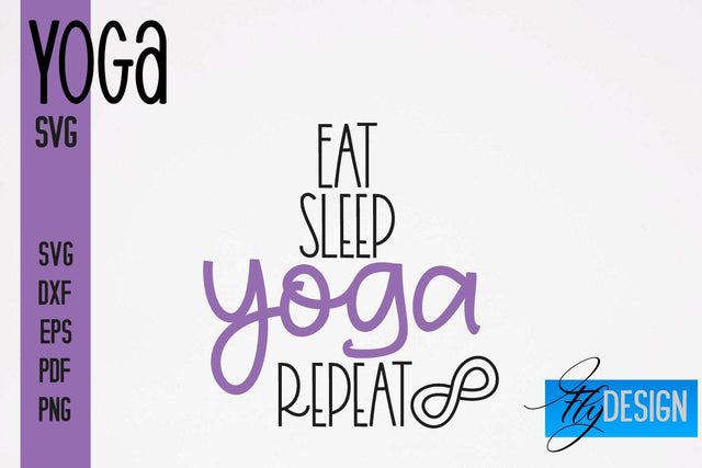 Yoga SVG | Yoga Quotes SVG Design | Sport SVG Design SVG Fly Design 