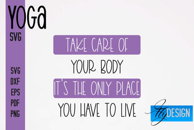 Yoga SVG | Yoga Quotes SVG Design | Sport SVG Design SVG Fly Design 