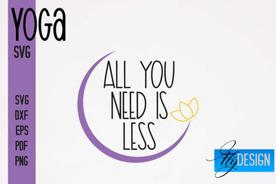 Yoga SVG | Yoga Quotes SVG Design | Sport SVG Design SVG Fly Design 
