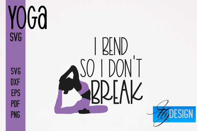 Yoga SVG | Yoga Quotes SVG Design | Sport SVG Design SVG Fly Design 