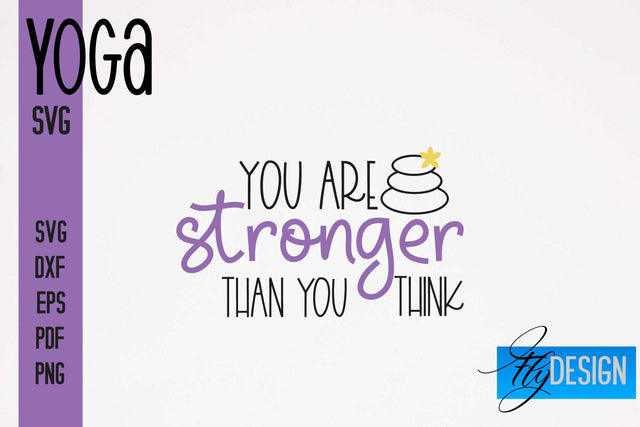 Yoga SVG | Yoga Quotes SVG Design | Sport SVG Design SVG Fly Design 