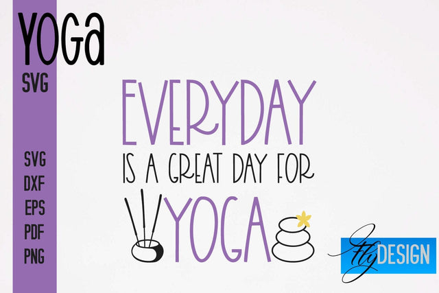 Yoga SVG | Yoga Quotes SVG Design | Sport SVG Design SVG Fly Design 
