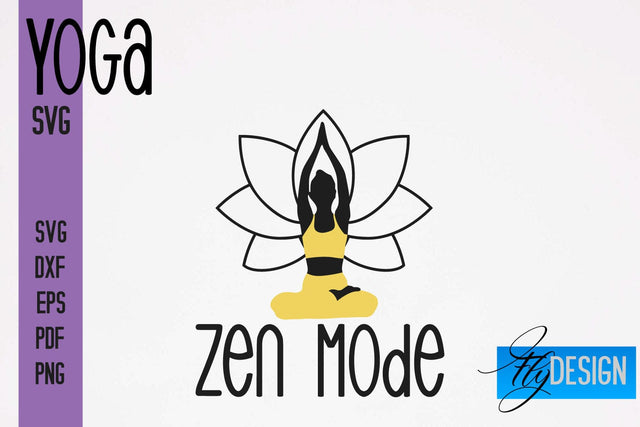 Yoga SVG | Yoga Quotes SVG Design | Sport SVG Design SVG Fly Design 