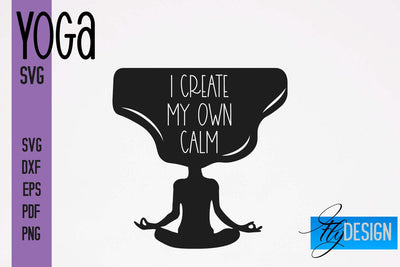 Yoga SVG | Yoga Quotes SVG Design | Sport SVG Design SVG Fly Design 
